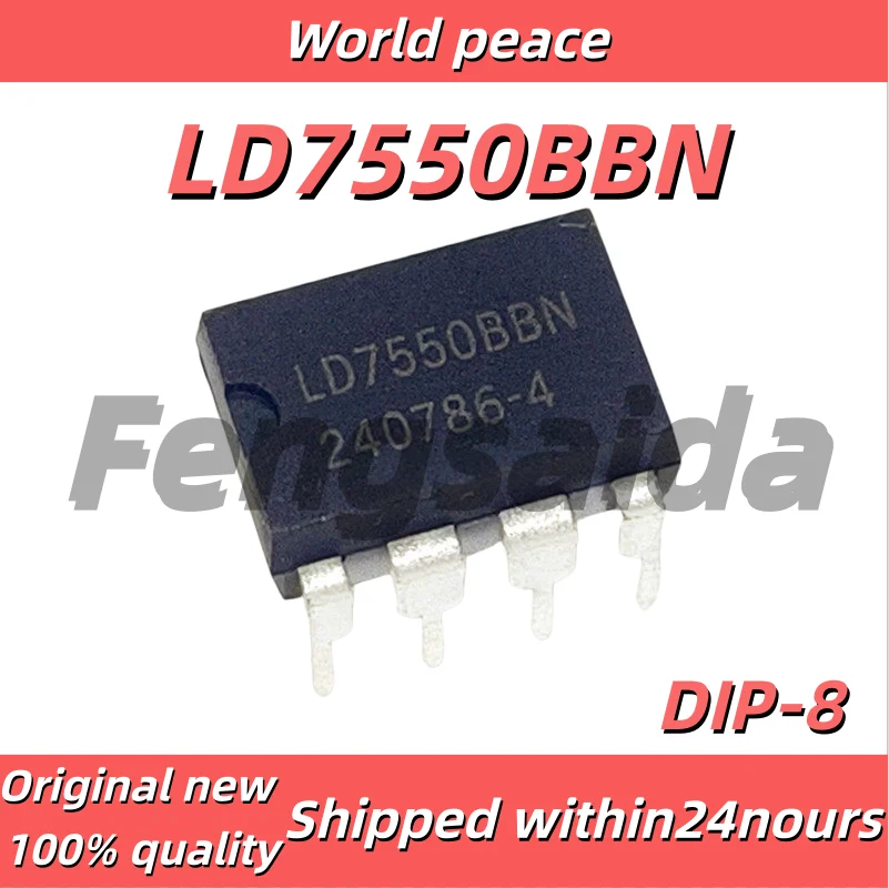 5PCS/100% Brand new original LD7550BBN LD7550 DIP-8 PWM controller LCD power supply chip