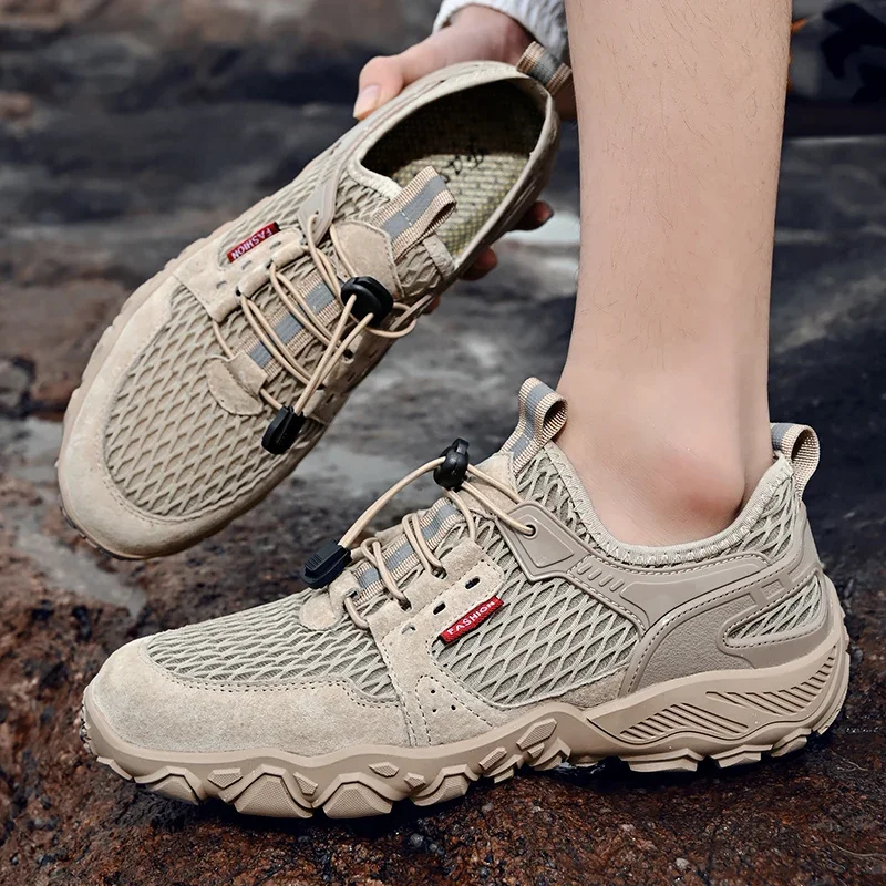

Men Sneakers New Breathable Mesh Casual Shoes Comfortable Lightweight Summer Men Shoes Walking Driving Shoes Men Flats Sneakers