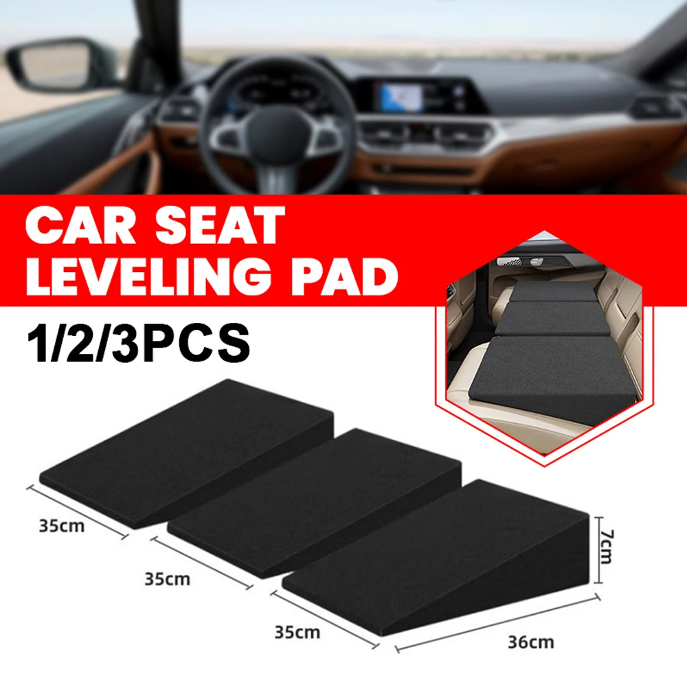 1/2/3PCS Car Seat Leveling Pad Memory Foam Seat Cushion Fatigue Relief Increase Height Pad Flattening The Rear Seats Of The Car