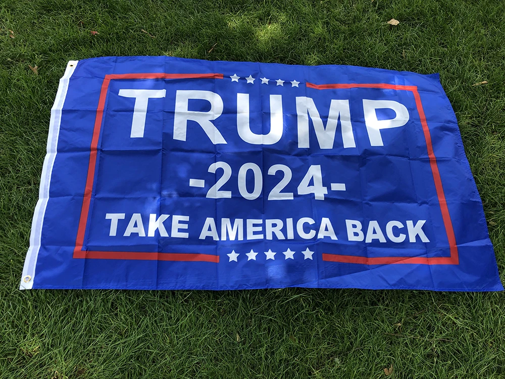 Wholesale 50pcs Trump 2024 Flag 90x150cm Donald Trump Flag Keep America Great Donald For President Take America Back Trump Flag