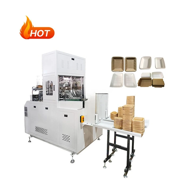 Hot Sale Automatic Paper Food Tray Making Machine Disposable Plate Making Forming Machine