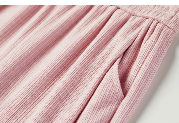 SENTUBILA Damen-Langhose, Strick, dick, gerade geschnitten, lässig, elastisch, hohe Taille, Jogginghose, Damenbekleidung 153K80276 – Detail 33
