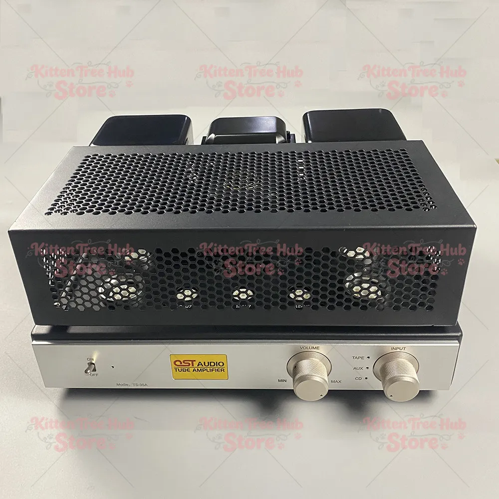 EL34 Vacuum Tube Push Pull Amplifier DIY Kit HIFI High Fidelity Stereo Audio Player