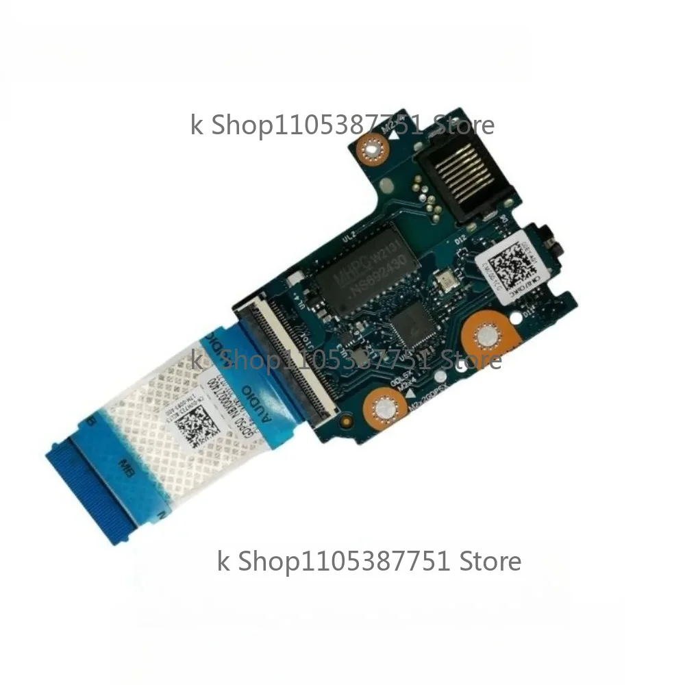 kk+ANew Laptop Built-in Network port Sound card interface Small board cable For DELL G15 5511 5510 5515 LS-K66DP 07C6KC