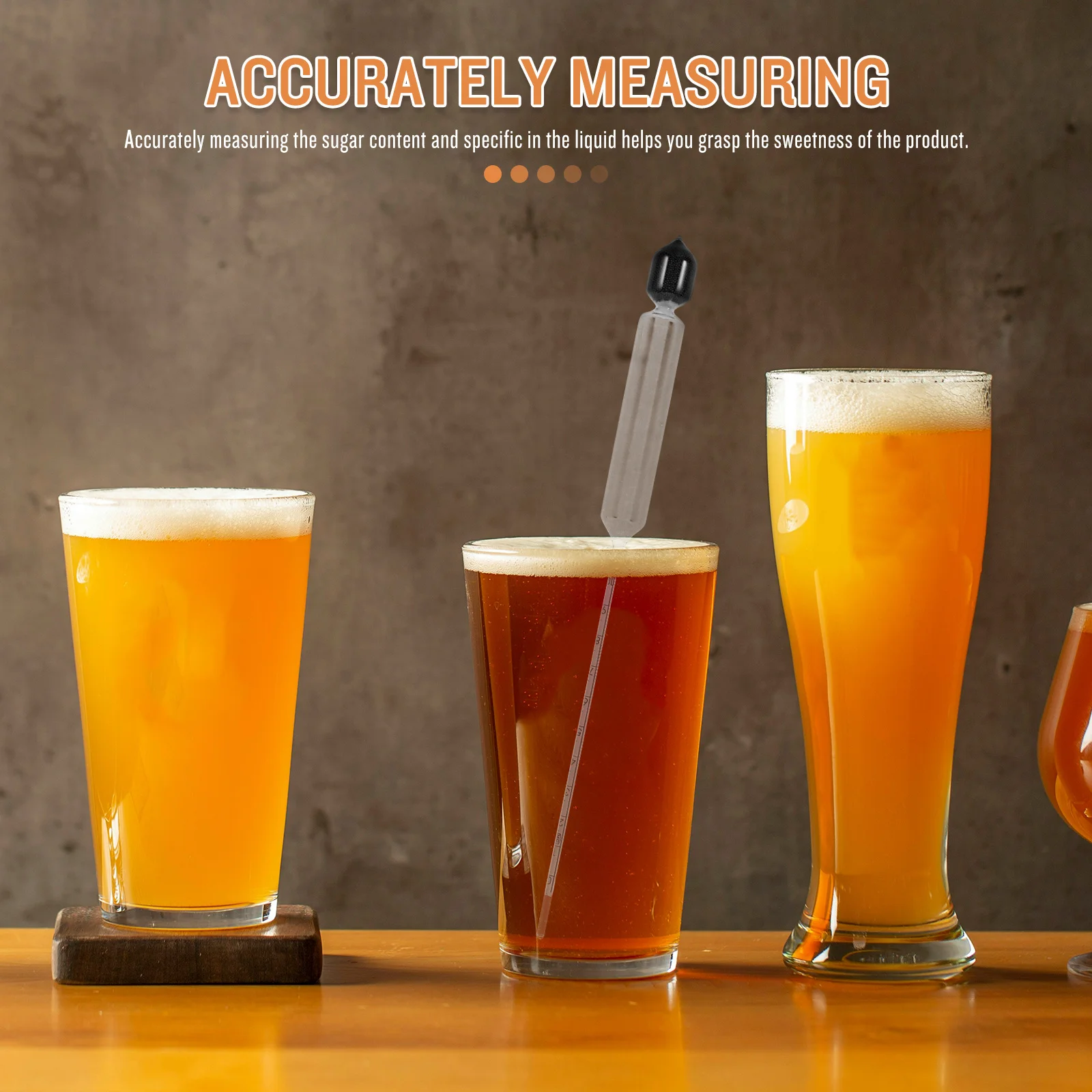 

Brix Sugar Content Meter Portable Hydrometer for Home Brewing Maple Syrup Testing Maple Syrup Hydrometers Sugar Hydrometers