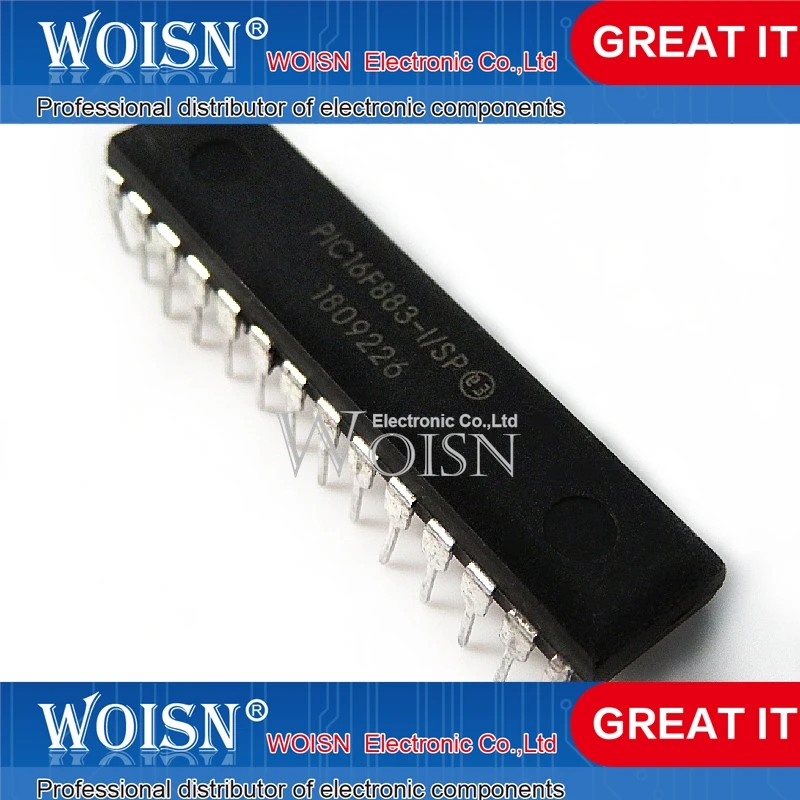 1-5-10pcs PIC16F883-I/SP PIC16F883  Price discounts Spot supply