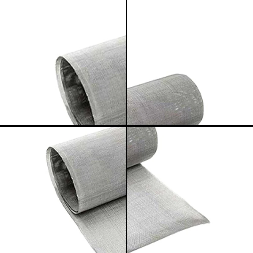 1pc Woven Wire Mesh 30*60cm Stainless Steel Water Resistance Wear Resistance Woven Non Odorless Harmless 1pc Woven