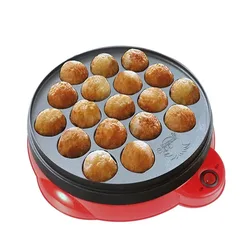 220V Chibi Maruko Baking Machine Household Electric Takoyaki Maker Octopus Balls Grill Pan Professional Cooking Tools