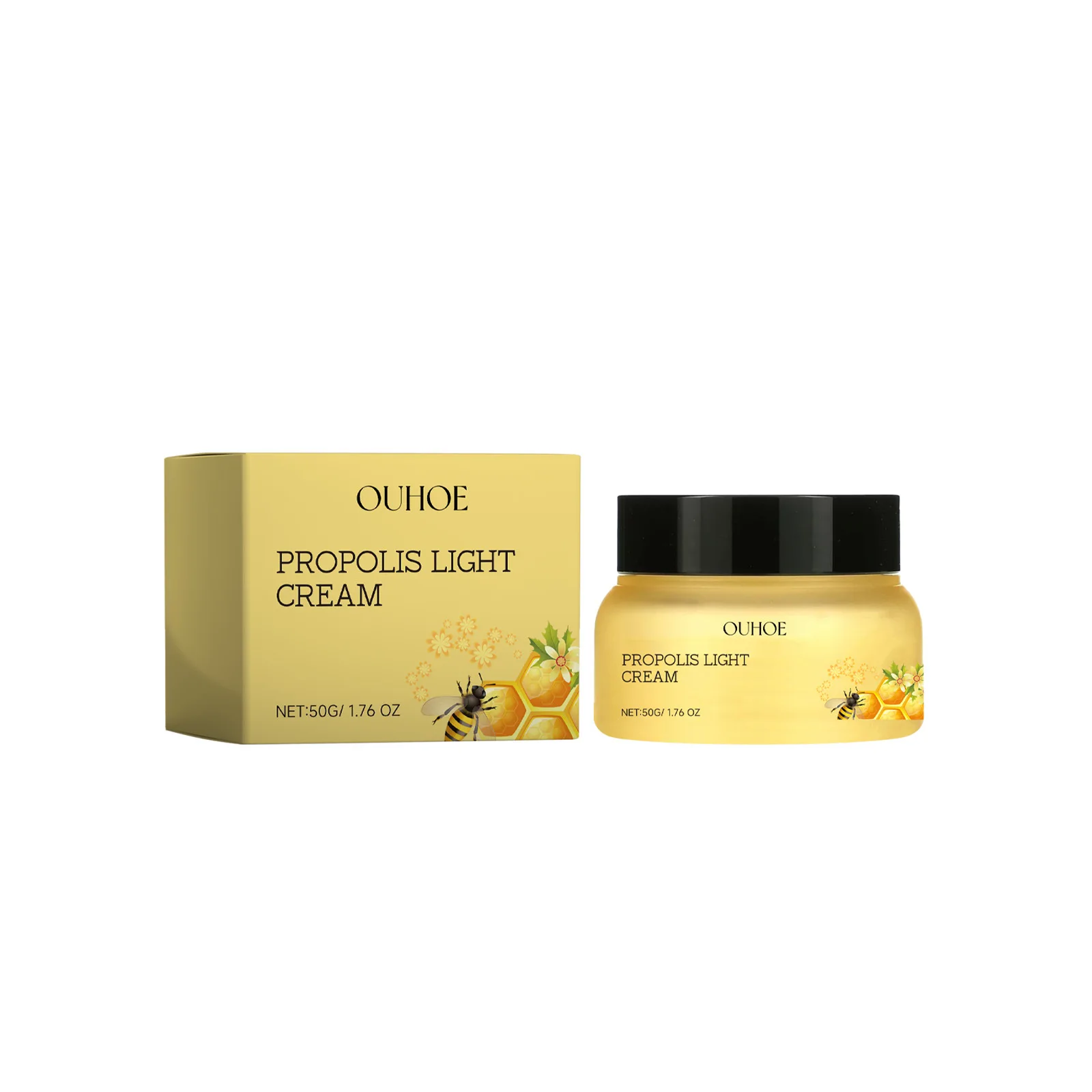 Propolis Light Cream Fine Lines Removal Brightening Hydrating Repair Lift Firming Day Night Moisturiser Paste Skin Care Cosmetic