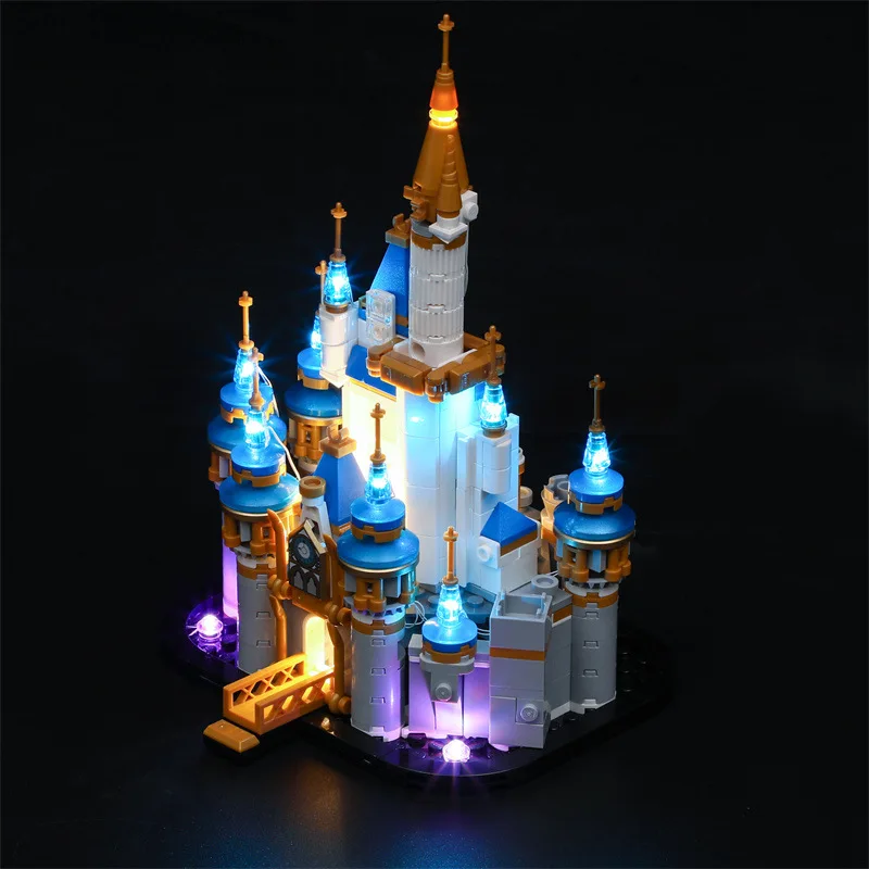 DIY LED Light Kit For LEGO 40478 Mini 50th Aniversary Castle Princess House (Only LED Light,Without Blocks Model)