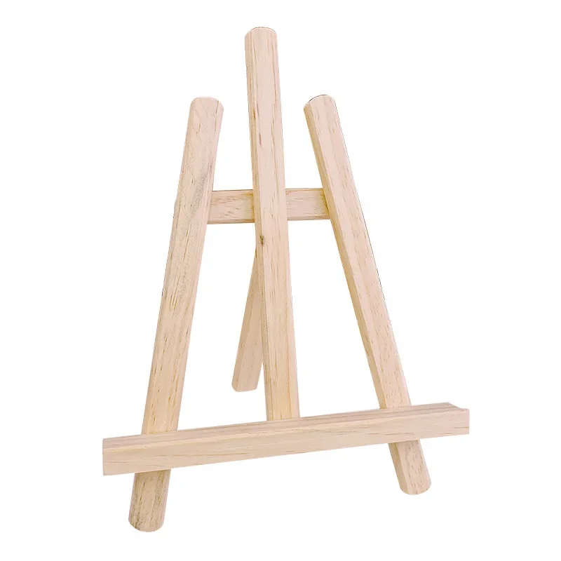 Creative Mini Wood Artist Tripod Painting Easel For Photo Painting Postcard Display Holder Frame Cute  Phone Holder Desk Decor