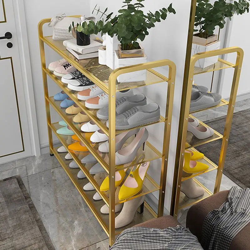 

Iron shoe rack, simple floor to floor, multi-level, doorstep, household, bedroom, dormitory, economic storage, shoe cabinet