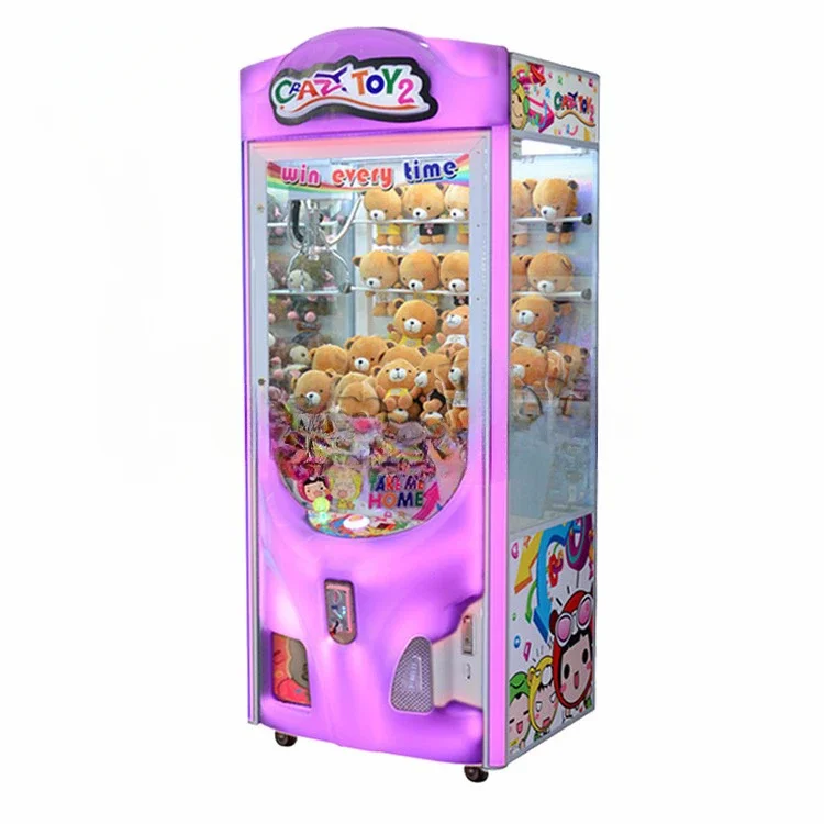 Crazy Toy 2 claw crane machine classic arcade indoor game machine gif toy claw game for shopping mall