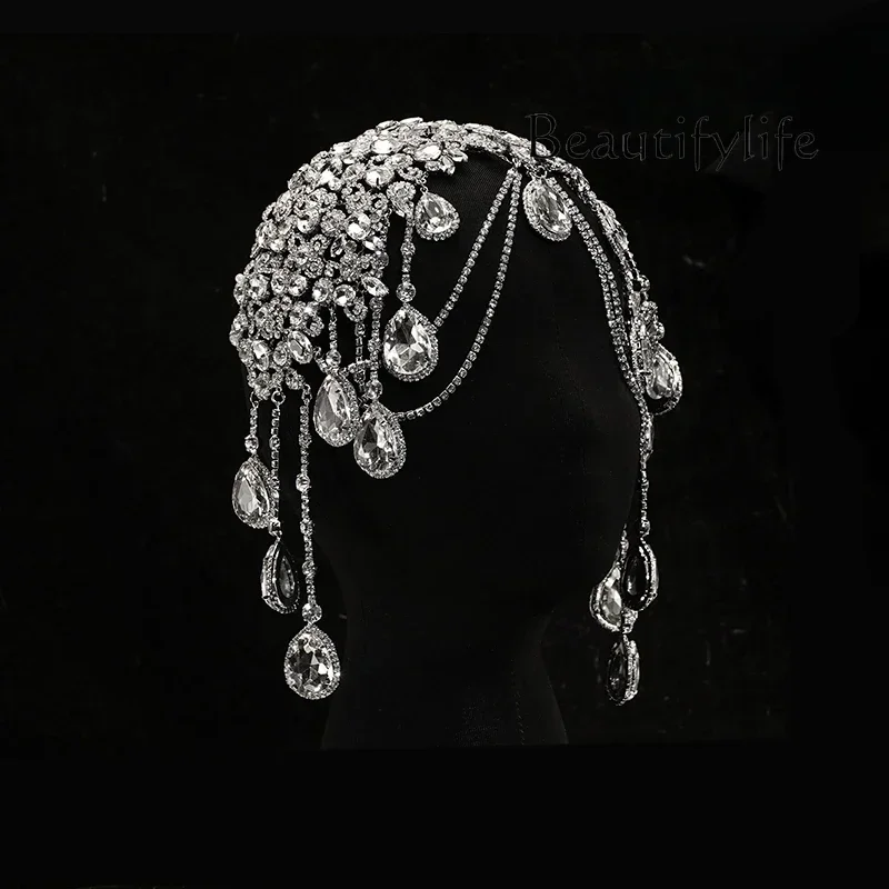 Crown Tiara Bridal Simple Crystal Wedding Hair Accessories Birthday Crown Headband Rhinestone Luxury