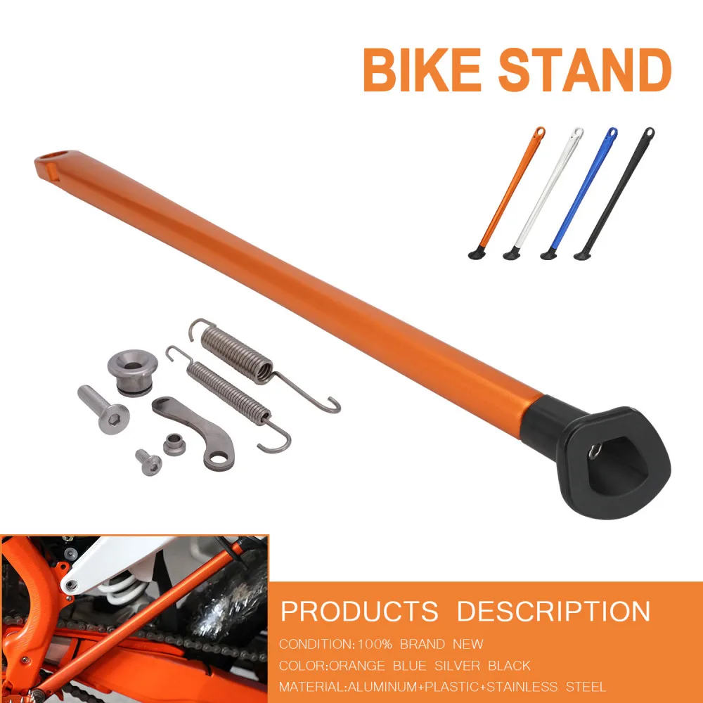 Motorcycles Kickstand Stand Spring Kit Side Support Stand Aluminium Alloy For Husqvarna FE TX 350 450 For KTM EXC EXCF Dirt Bike