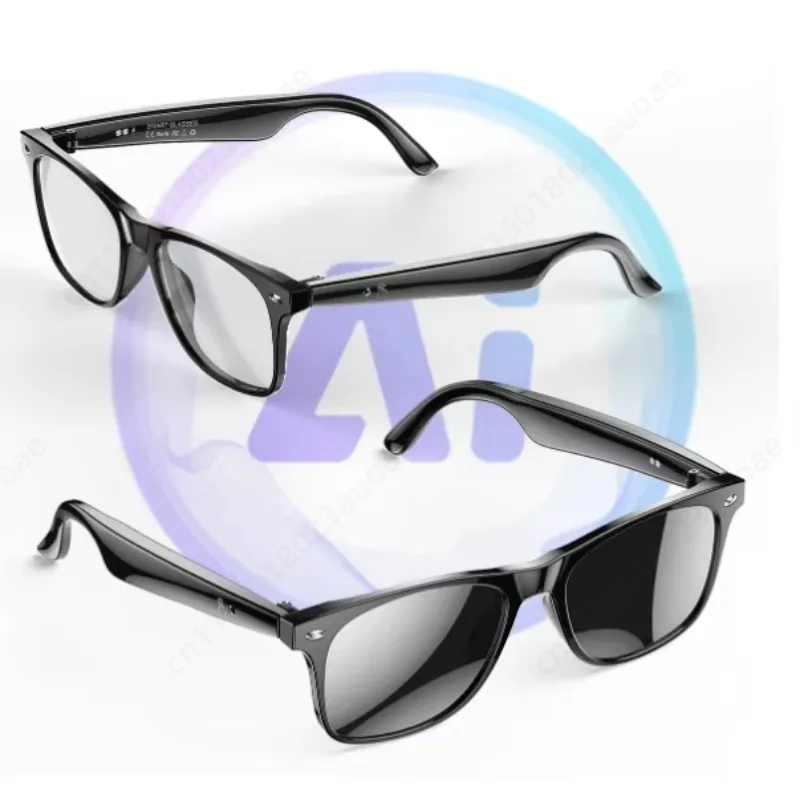 2026 New W100 AI Smart Glasses AI Translation Hands Free Call Voice Assistant Smart Audio Eyewear