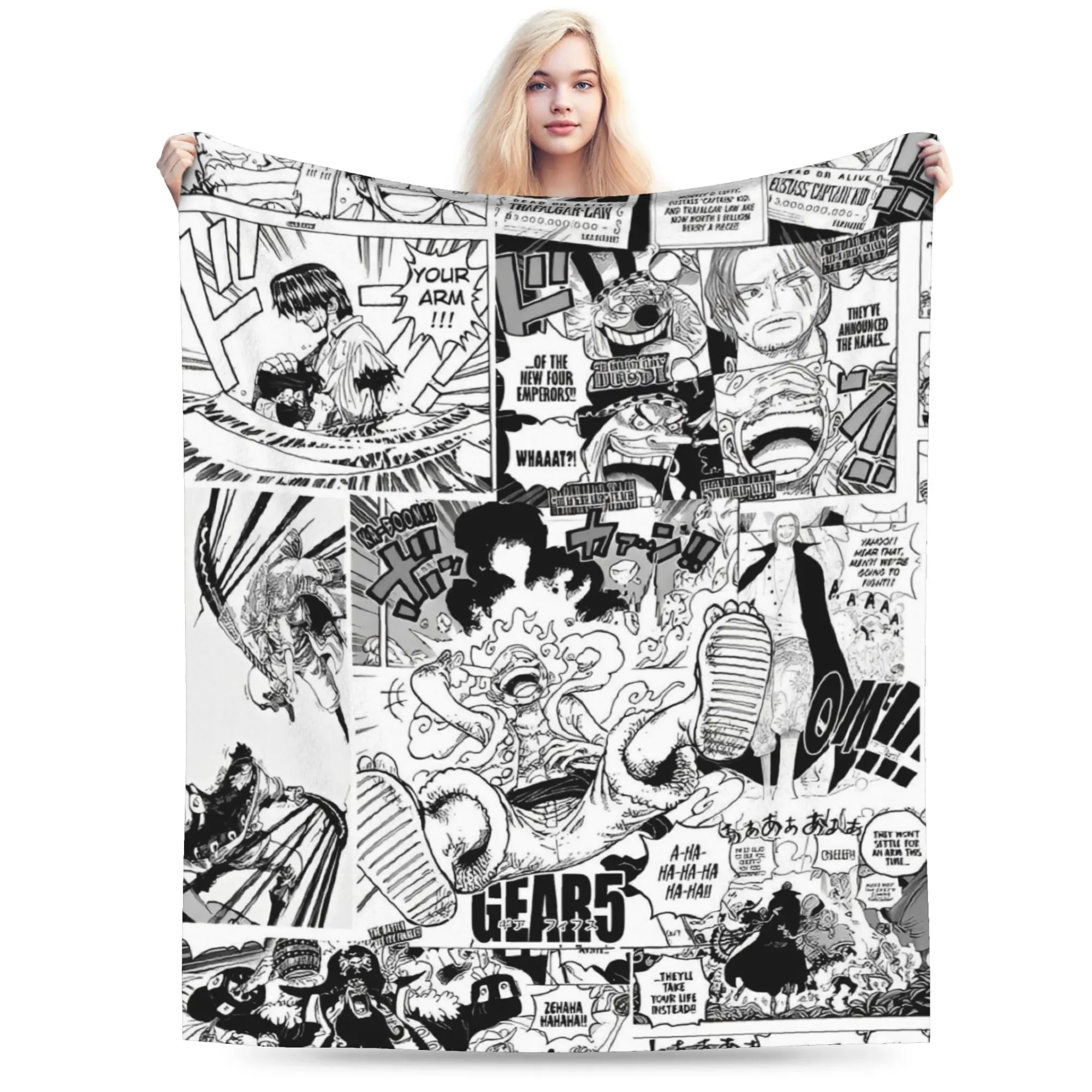 Flannel Blanket Navigation themed Anime Fuzzy Throw Fashion Blanket All Seasons  Air Conditioning Personalised Soft Bedspread