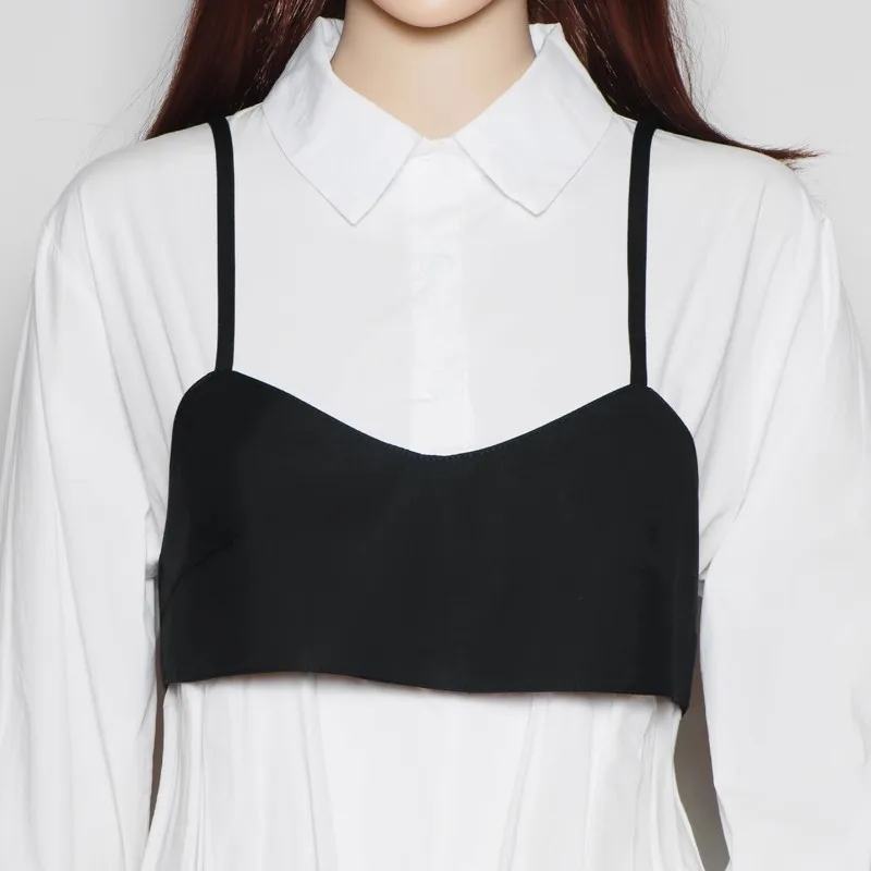 แฟชั่นผู้หญิงผ้าสีดําไหล่เสื้อกั๊กรัดตัวหญิง Cummerbund Coat เข็มขัดชุด Decration เข็มขัดกว้าง J355