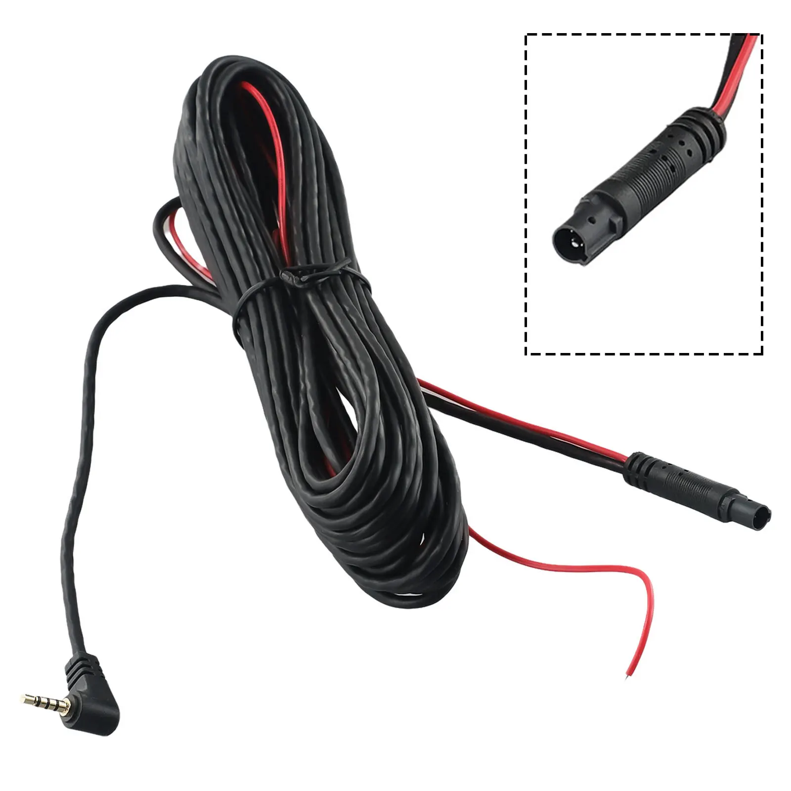 1pc 9M 5-Pin Car Video Extension Cable For Trucks, Campers, Trailers - 250 X 2 X 2 Cm Fit For 12V Power Outlet