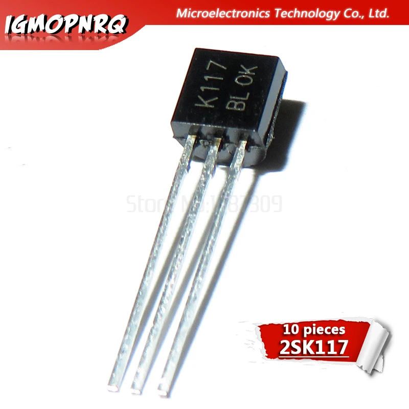 10PCS 2SK117 TO-92 K117 TO92 2SK117-GR 2SK117-BL new triode transistor