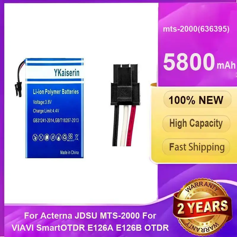 Battery Mts-2000 636395 5800mAh For Acterna Jdsu Mts-2000 For Viavi Smartotdr E126A E126B Otdr