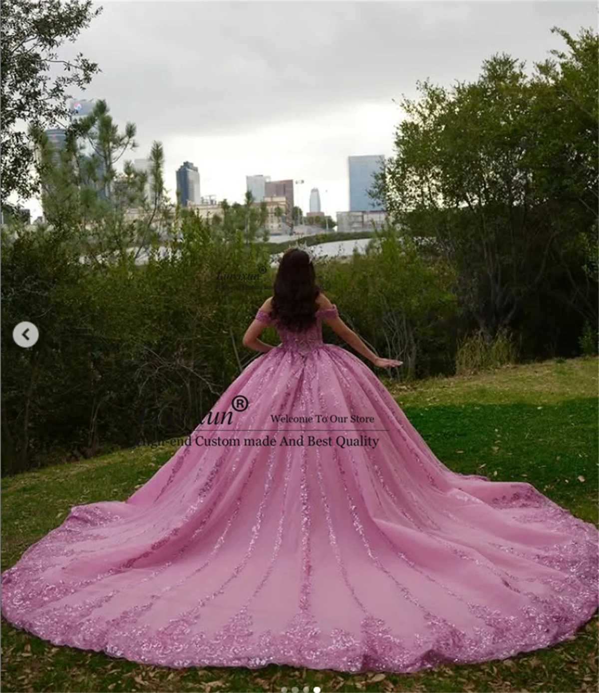 

Мексиканские платья Quinceanera с открытыми плечами и блестками, кружевные аппликации, бальные платья принцессы Sweet 16, Vestidos De Fiesta по индивидуальному заказу