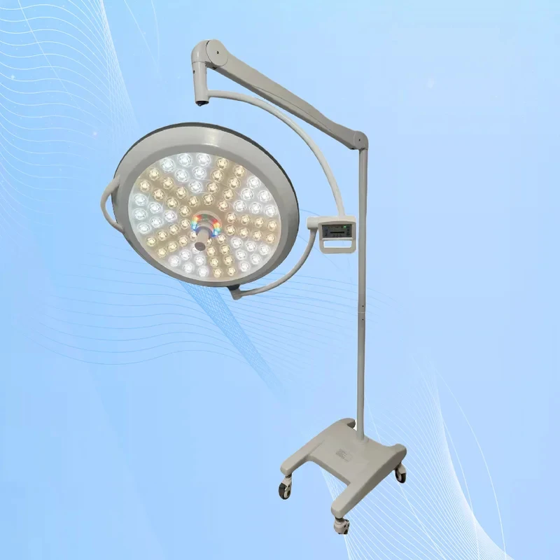 Portable Lamp Mobile Emergency examination With Backup Battery Floor Surgery Light