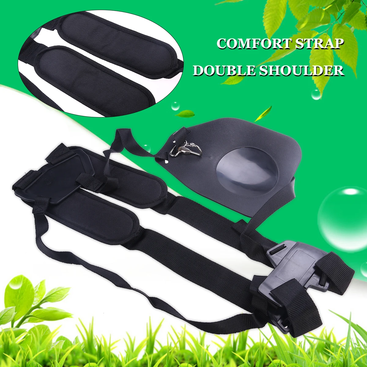 

Gardening Lawn Mower Strap Belt Trimmer Shoulder Comfortable Universal Black Double Adjustable Nylon Brushcutters Forestry