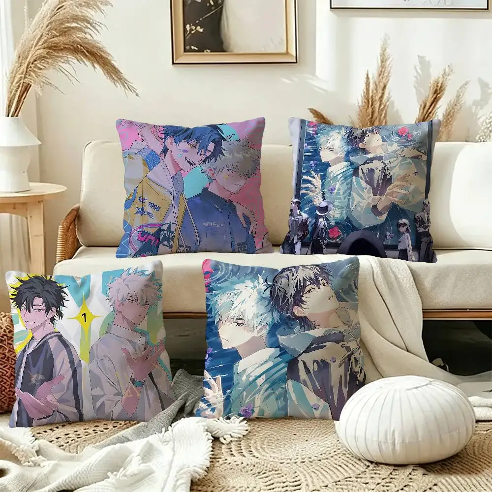 Link-Click 2023 New Anime Personalized Pillow Cover Kids Bedroom Wild Party Decor Pillowcase kid Birthday shower Gift