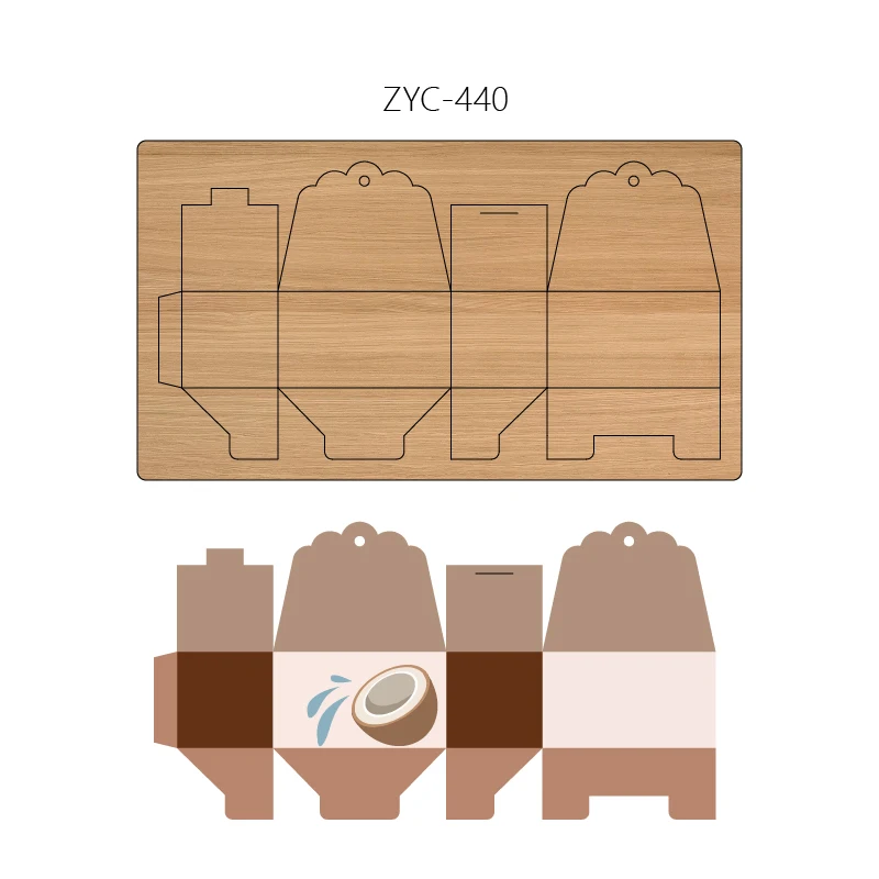 ZYC-440 Box Wooden Cutting Mold, Suitable for Die-Cutting Machines