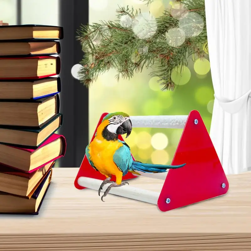 Bird Stand Perch Standing Perch Trimmer Chewing Stick For Parrot Sparrow Multifunctional Parrot Training Trimmer Colorful