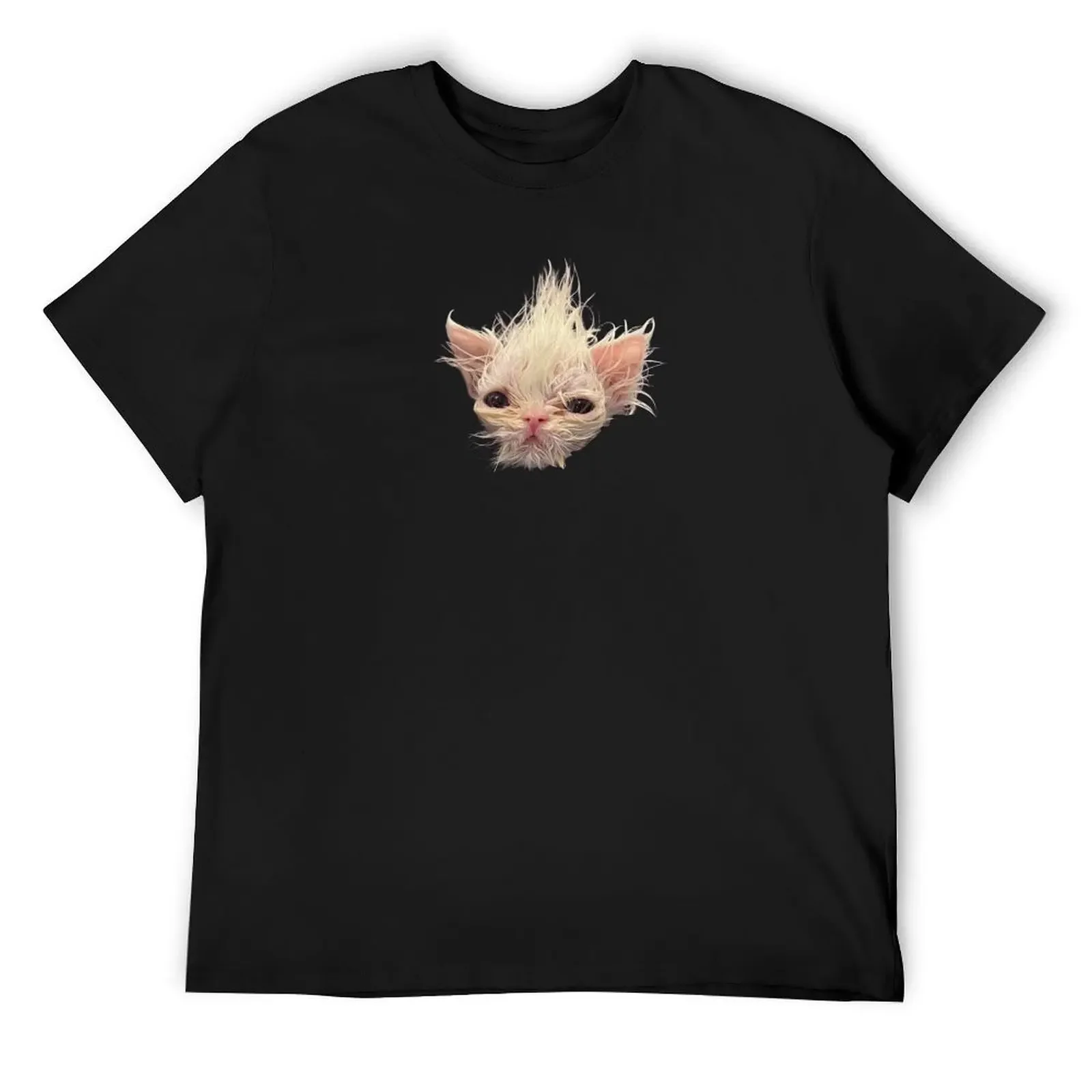 wisp the cat - skrunkly face T-Shirt designer shirts sublime funny t shirts for men