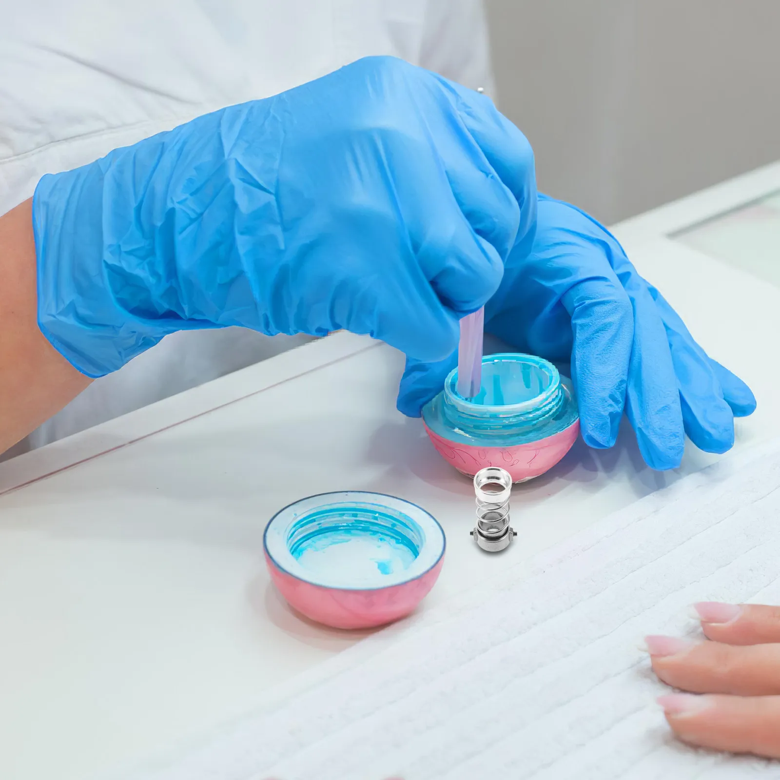 2Pcs 네일 드릴 교체 부품 내마모성 하드웨어 피팅 전기 파일 핸드피스 수리 키트 네일 살롱 매니큐어