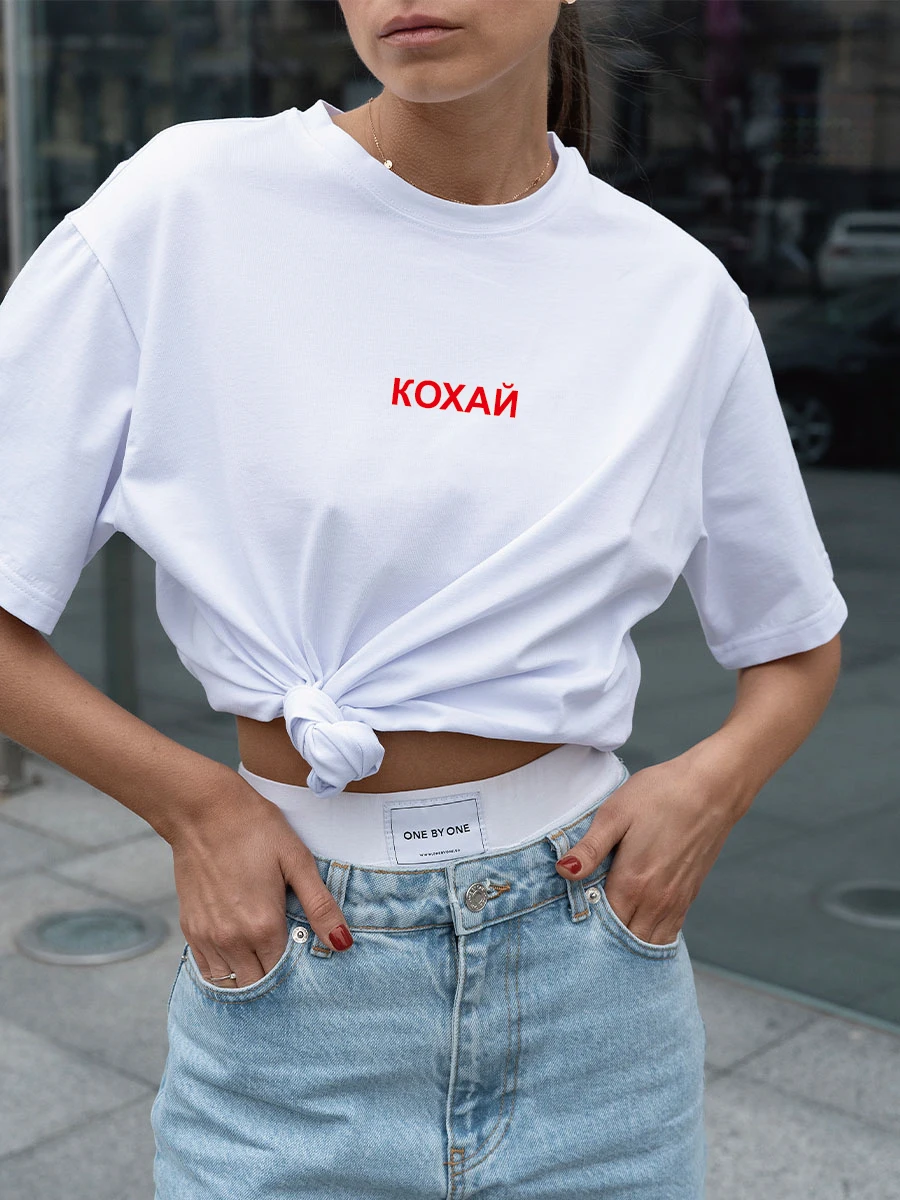 تي شيرت نسائي من كوخاي بتصميم بسيط، قميص صيفي مطبوع عليه أزياء صيفية، قميص بوتيك بأكمام متدلية