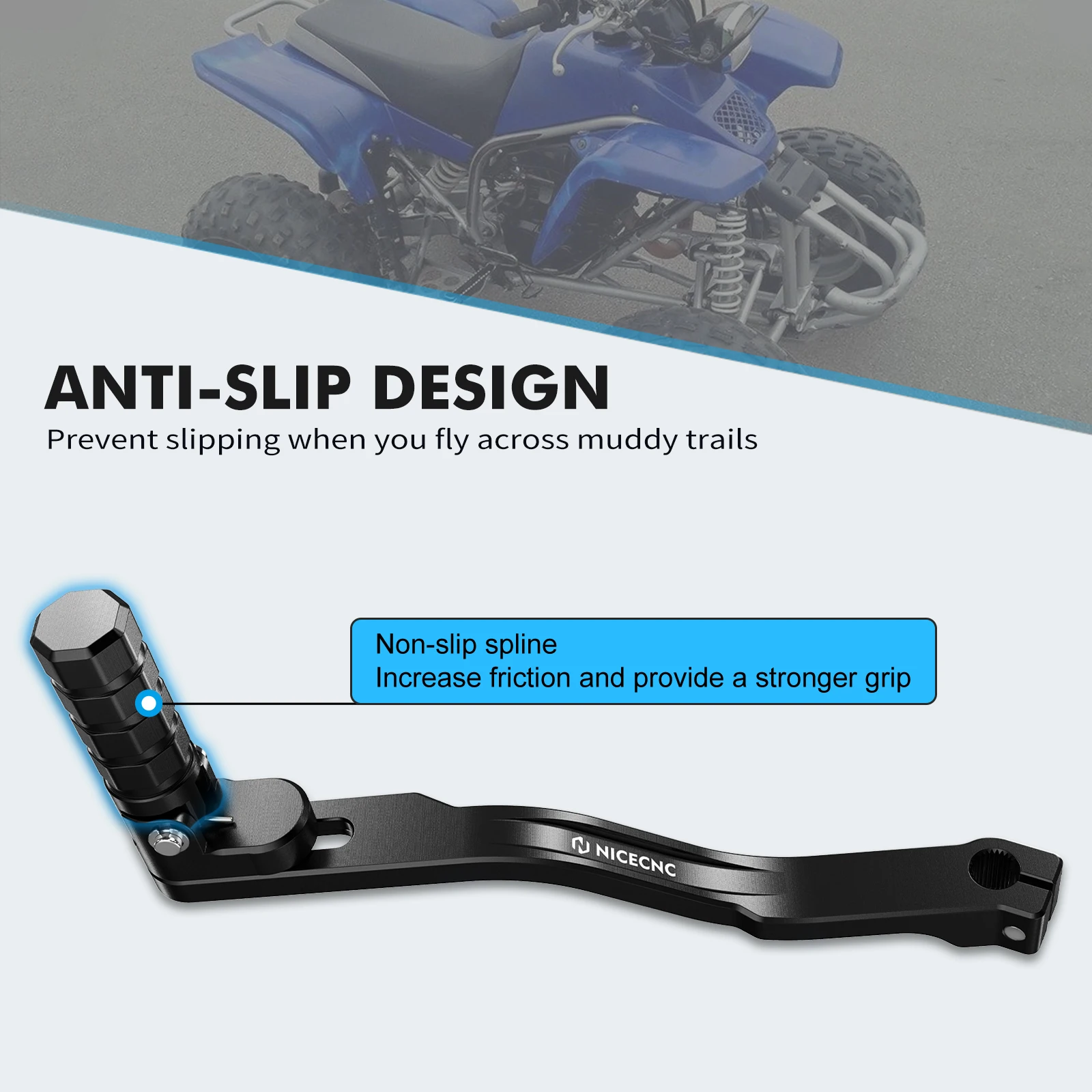 ATV ل الناسف 200 والعتاد شيفتر رافعة تحول لياماها الناسف 200 YFS200 1988-2006 2XJ-18110-00-00 2XJ-18110-10-00 #5