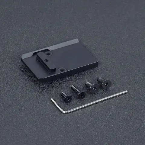 Pour support de Base de plaque Glock, adapté à la vue à point rouge RM VI SM pour Tokyo Marui 17 18C 19 KWA KSC