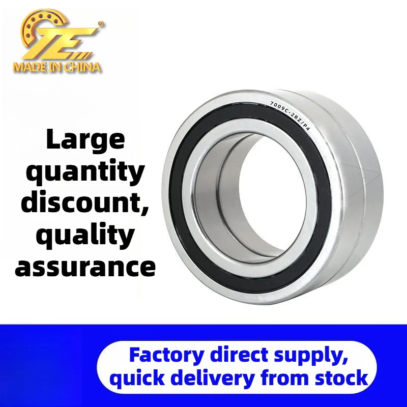 2PCS TE factory seal 7200 7201 7202 7203 7204 7205 AC C P4 angular contact ball bearing