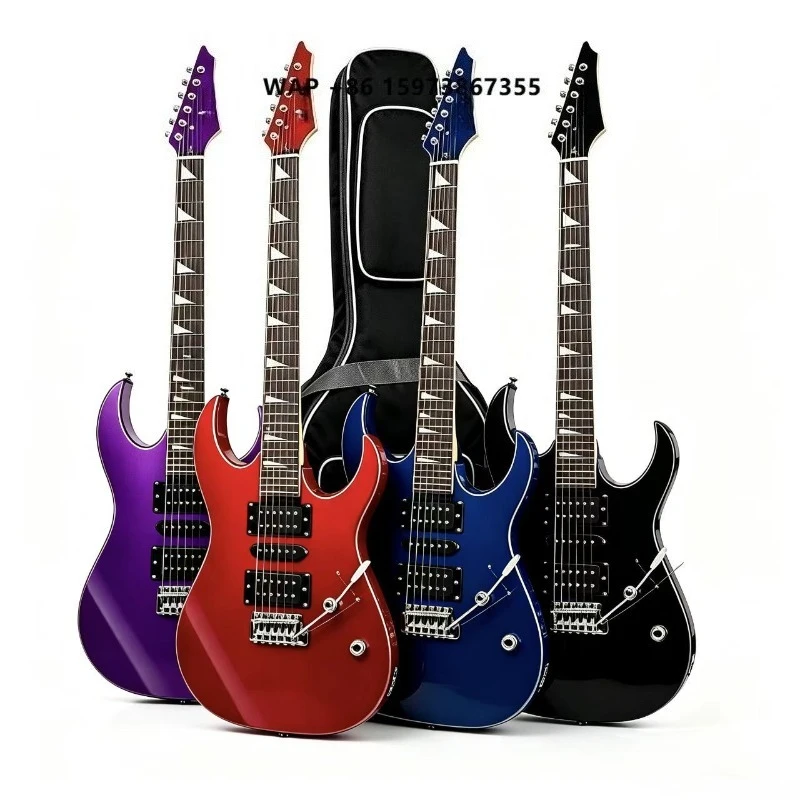 

Wholesale Best-selling Model Cheap Electric Guitars Basswood Body Maple Neck 24 Frets Various Colors High Cost-effectiveness for