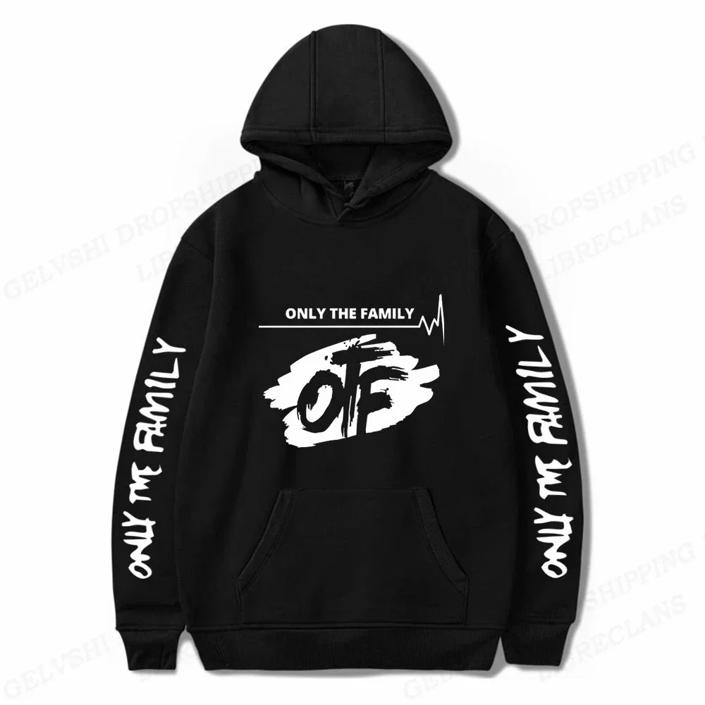 OTF Champion street trend brand Men's handsome streetwear 2024 Spring and Autumn hooded jumper sportswear harajuku