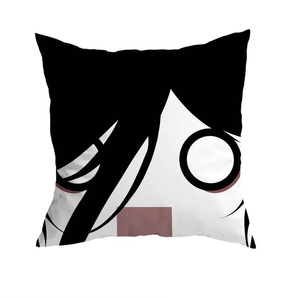 Khol Y-You Make This House a Home Pillow Case Square Double-Sided Printing Short Plush Sofa Cushion Cover Bedroom Bedside Pillow