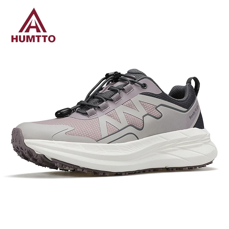 

HUMTTO Woman Running Shoes Black Gym Trainers Breathable Ladies Sneakers for Women Luxury Designer Marathon Women's Sports Shoes