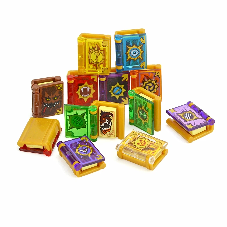 Игрушечные волшебные книги, кирпичи MOC, фигурки, аксессуары