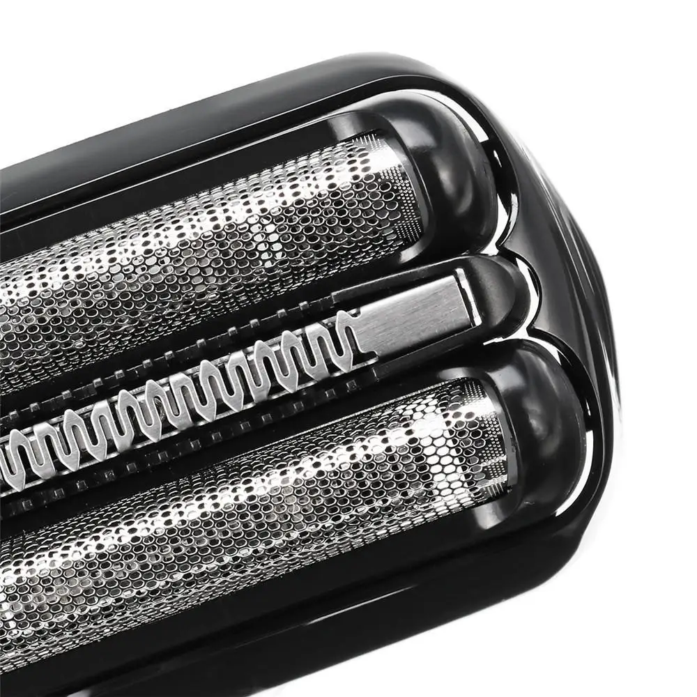 Für Braun Series 3 21B Ersatzkopf für Elektrorasierer – Schwarz – Kompatibel mit Rasierern der Serie 3