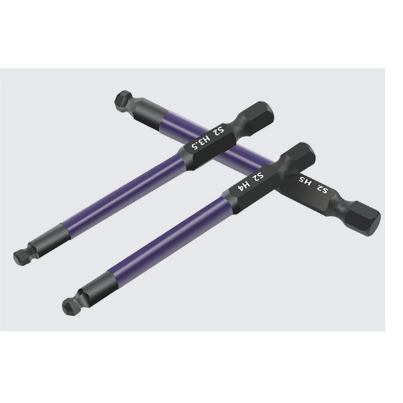 Kugelkopf-Schraubendreher-Bit mit 1/4-Zoll-Doppelkopf-Stecknuss für Reparatur und Wartung M4YD