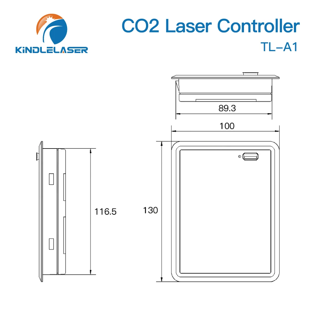 Kindelaser TL-A1 Laser Controller System for Co2 Laser Engraving Cutting Machine K40 Laser 3020 6040 Replace Ruida Leetro Trocen