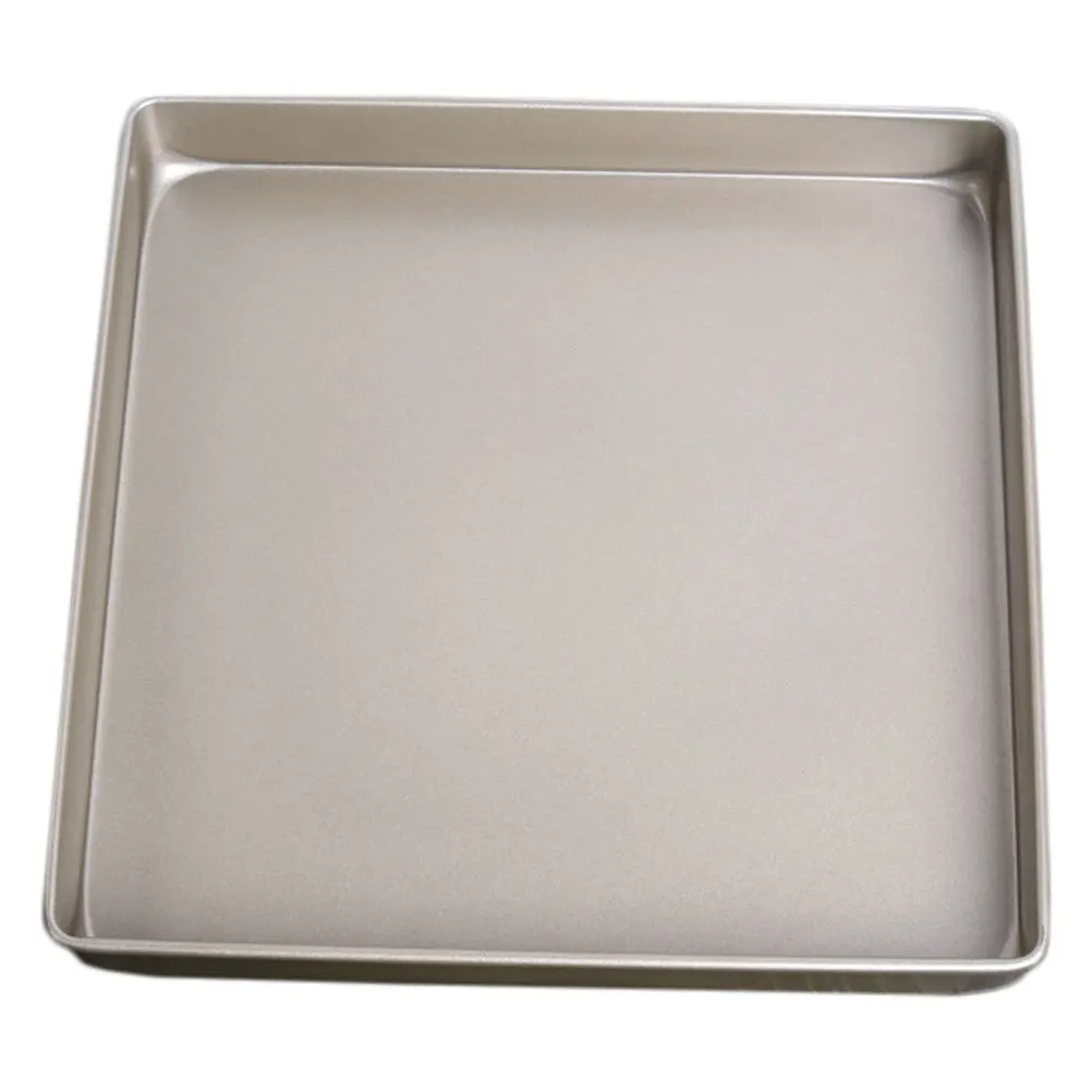 

11 Inch Premium Steel Baking Tray Nonstick Square Shape Edge Curling Design Safe for Home Hotel Use Steel Baking Plate