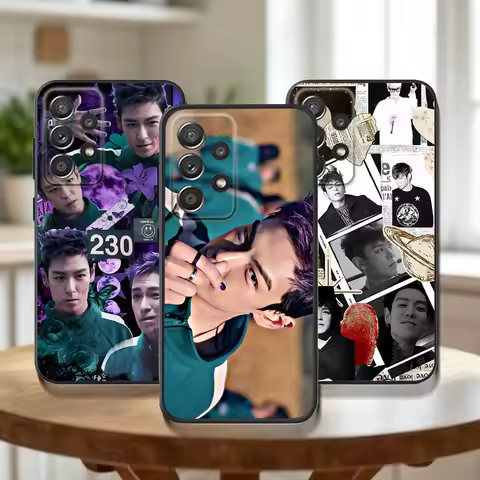 C-Choi S-Seung Hyun T-TOP Phone Case For Samsung Galaxy A20,A21s,A22,A31,A32,A52,A53,A72,73,A80,Note,J,S Soft Black Cover