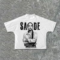 American Men Women Sade Japan Tour Cotton Short Sleeve T-Shirt Unisex Summer New Fashion Round Neck Retro Fashion Tee Tops