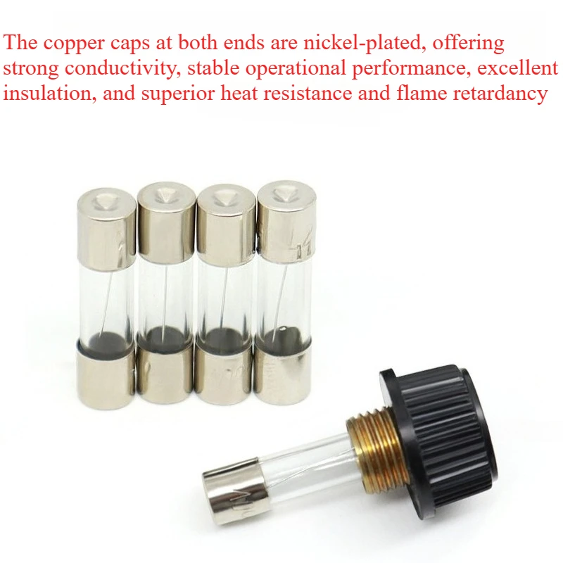 5pcs Lab Chair Comprehensive Machine Accessories 5A Fuse Transformer Protection Fuse Holder Fuse Protection Circuit Tool s
