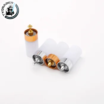 TXQSABER Plugue de metal de 1 polegada para acessórios de peças de sabre de luz Sabre RGB de duelo